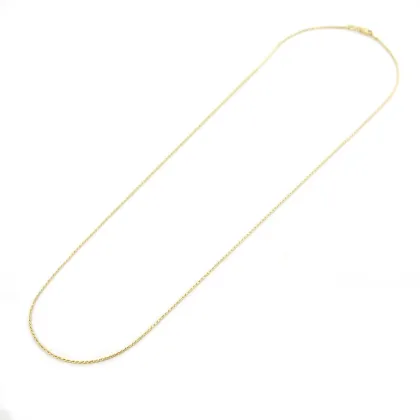 Zdjęcie Klasyczny łańcuszek unisex z żółtego złota (40 cm)