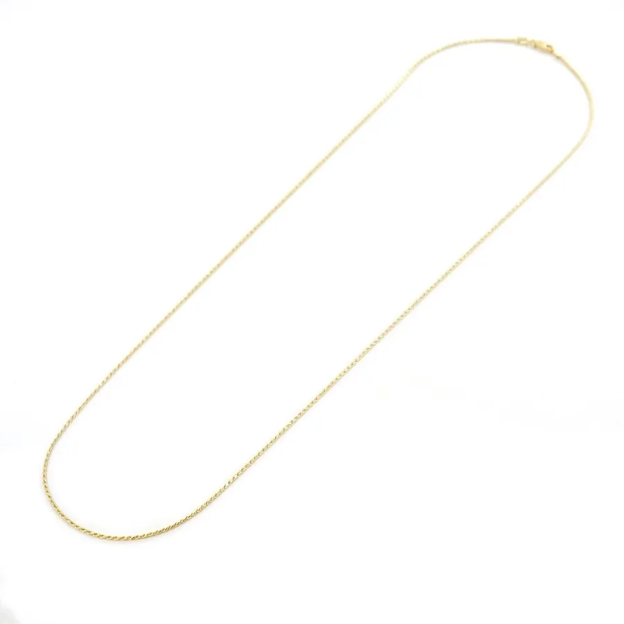 obrazek 1 Klasyczny łańcuszek unisex z żółtego złota (40 cm)