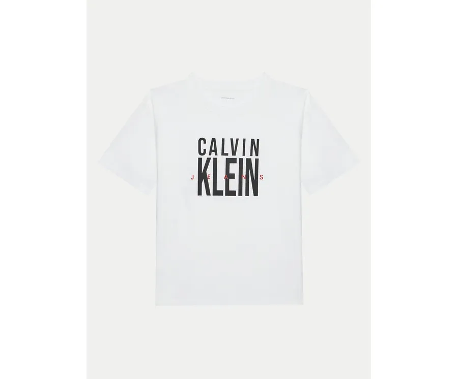 obrazek 1 Calvin Klein Jeans T-Shirt Bold Graphic IB0IB02448 Biały Relaxed Fit