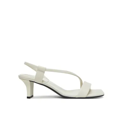 Zdjęcie Calvin Klein Sandały Heel Sandal 50 Squared Lth HW0HW02534 Biały