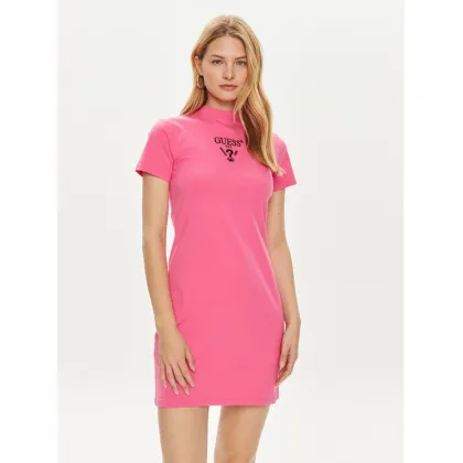 Zdjęcie Guess Sukienka codzienna V4YK02 KCDH1 Różowy Regular Fit