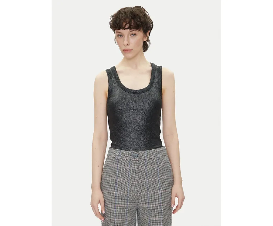 obrazek 1 Pepe Jeans Top Lacey PL505993 Czarny Slim Fit