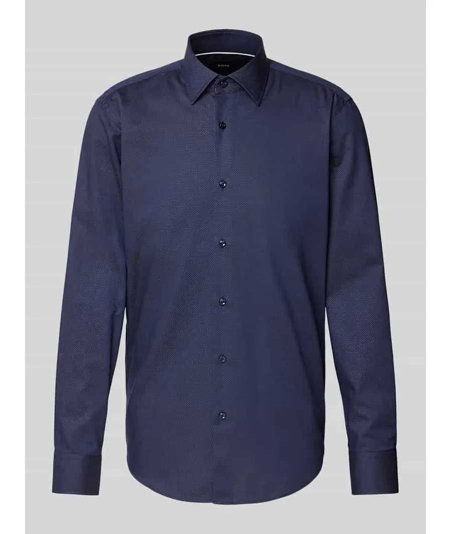 obrazek 1 Koszula biznesowa o kroju slim fit z kołnierzykiem typu kent model ‘Joe’