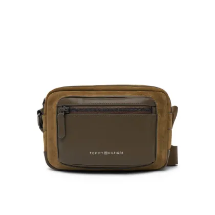 Zdjęcie Tommy Hilfiger Saszetka Th Casual Suede Camera Bag AM0AM13231 Zielony