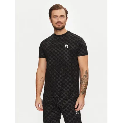 Zdjęcie KARL LAGERFELD T-Shirt 755096 551251 Czarny Regular Fit