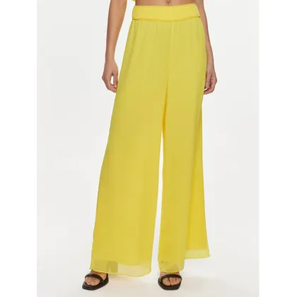 Zdjęcie Patrizia Pepe Spodnie materiałowe 2P1584/A061-Y447 Żółty Wide Leg