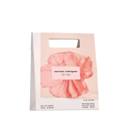 Zdjęcie Narciso Rodriguez for her for her EdT 30ML + for her Body Lotion 50ml Zestaw zapachowy 1 szt.