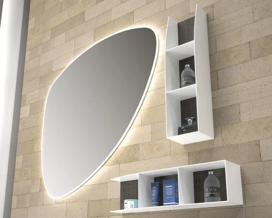 obrazek 2 Dębowy nowoczesny komplet do łazienki