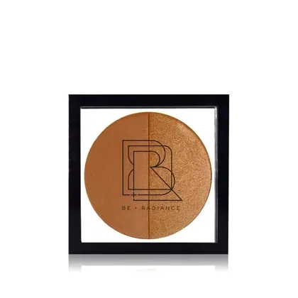 Zdjęcie BE + RADIANCE Set + Glow Probiotic Powder + Highlighter Paleta rozświetlaczy 10 g N°63