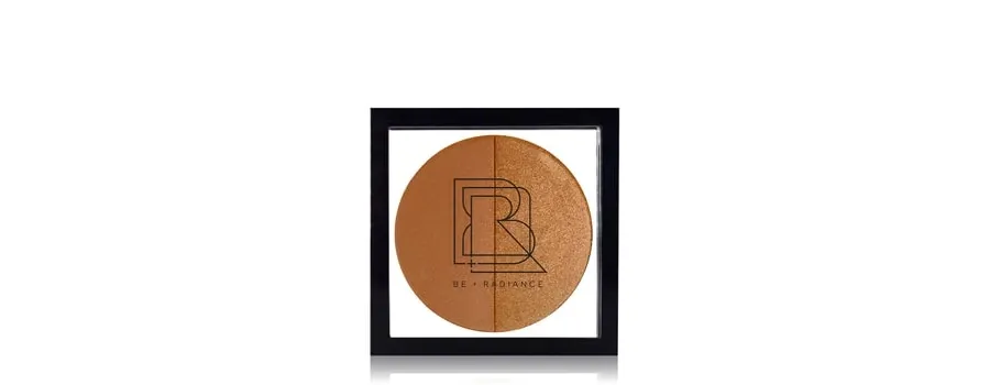 obrazek 1 BE + RADIANCE Set + Glow Probiotic Powder + Highlighter Paleta rozświetlaczy 10 g N°63