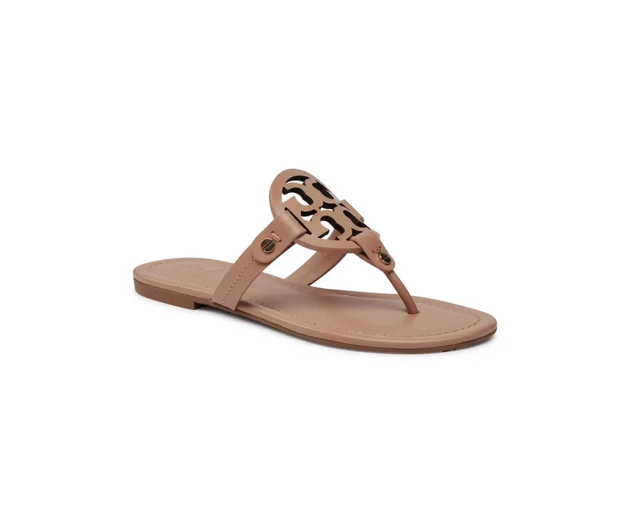 obrazek 1 Tory Burch Japonki Miller 21168647 Beżowy
