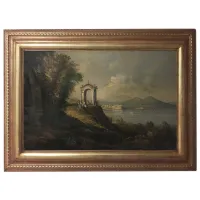 Picture Italian painting on canvas