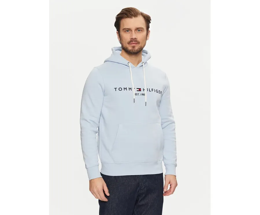 obrazek 1 Tommy Hilfiger Bluza Logo MW0MW11599 Błękitny Regular Fit