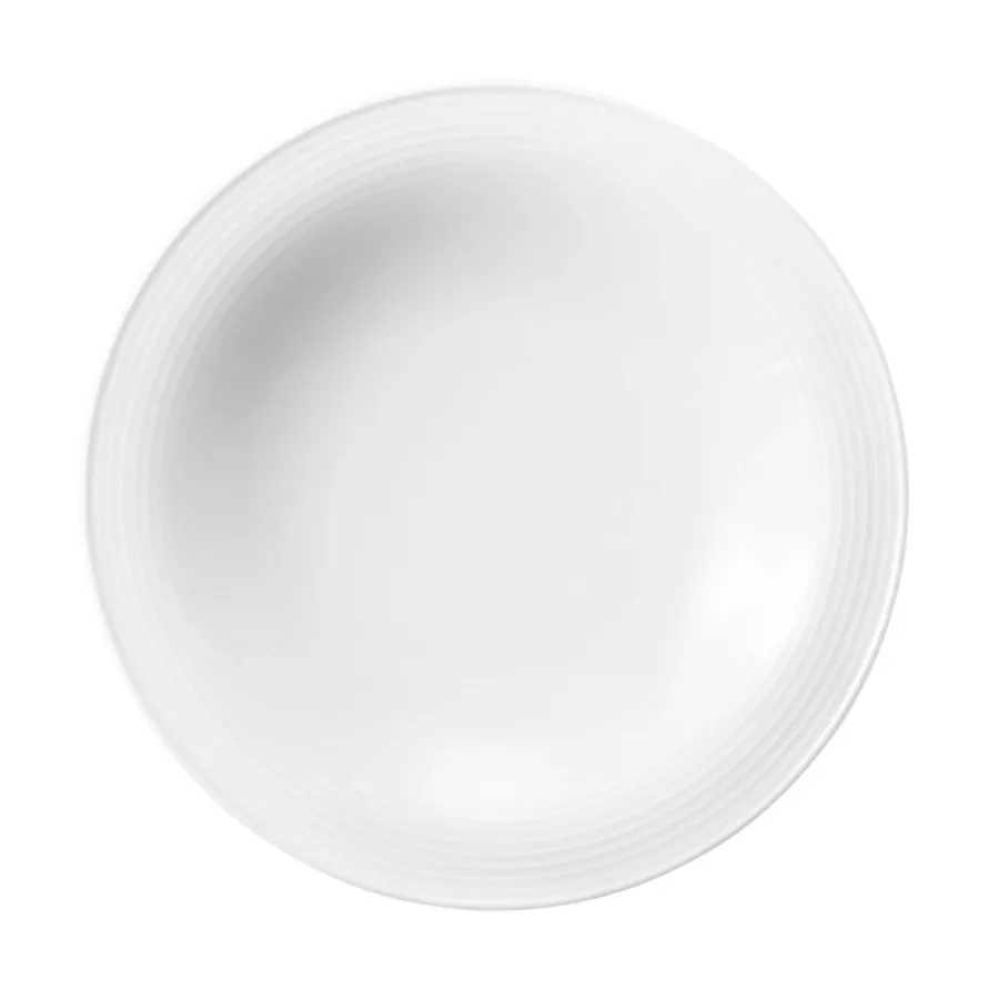 obrazek 1 Okrągły głęboki biały talerz do zupy z porcelany 22,5 cm z Niemiec - Seltmann Weiden