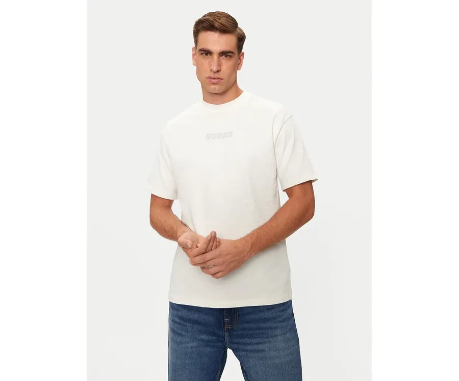 obrazek 1 Guess T-Shirt Z4BI00 KCE21 Écru Regular Fit