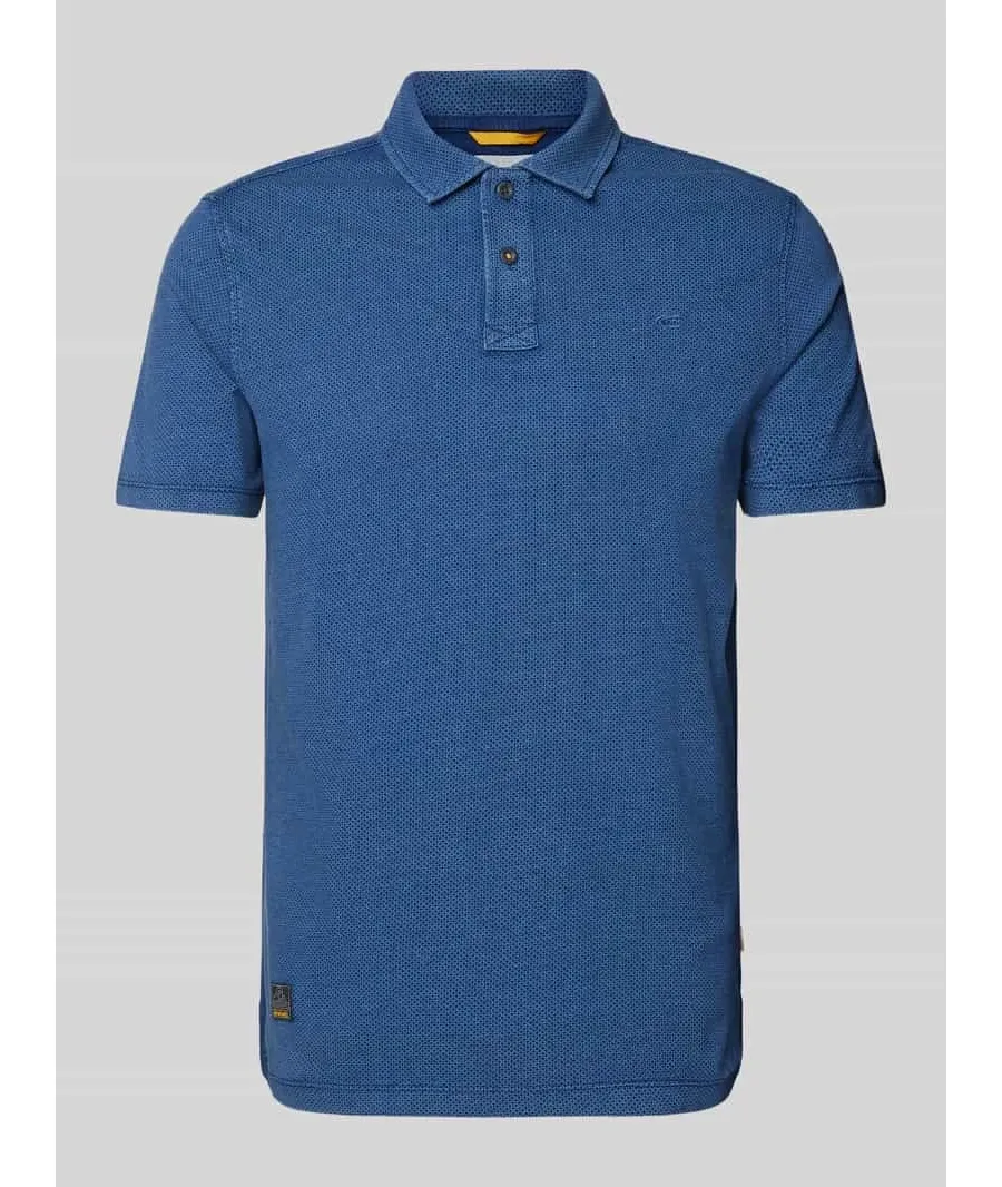 obrazek 1 Koszulka polo o kroju slim fit z delikatnie fakturowanym wzorem