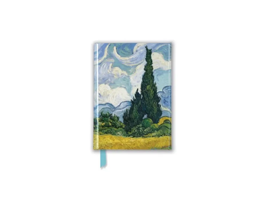 obrazek 1 Dziennik kieszonkowy (Vincent Van Gogh: Pole pszenicy z cyprysami) - Flame Tree Publishing