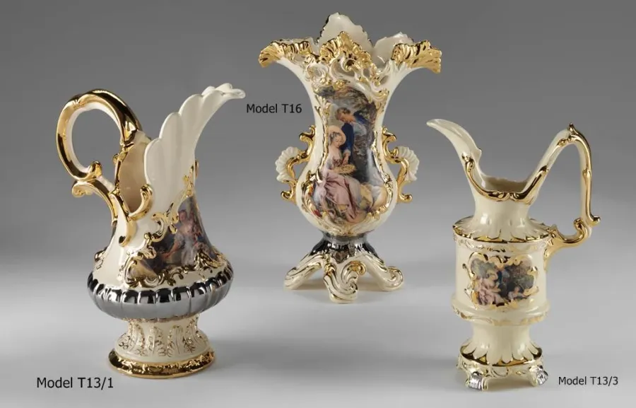 obrazek 1 Gustowna dekoracja salonowa - ceramiczne wazony