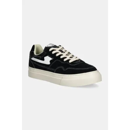 Zdjęcie Stepney Workers Club sneakersy zamszowe Pearl S-Strike Suede kolor czarny YA23015