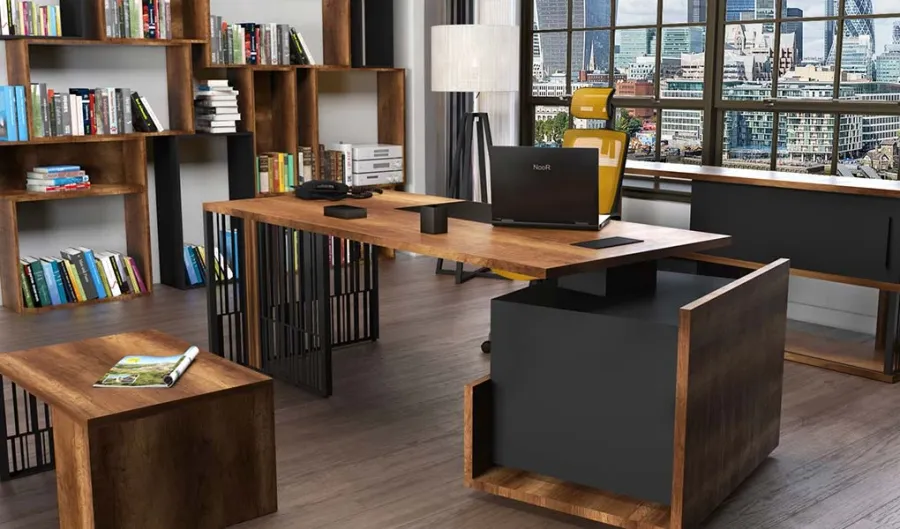 obrazek 6 Designerski komplet mebli do biura - Cagin Office