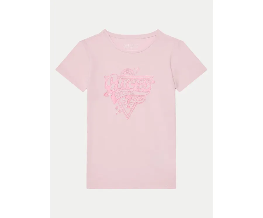 obrazek 1 Guess T-Shirt J5RI02 K6YW4 Różowy Regular Fit