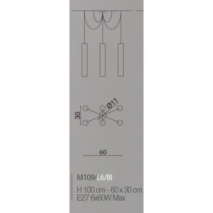 Zdjęcie Żyrandol z kryształu o wyjątkowym wzornictwie - Il Paralume Marina