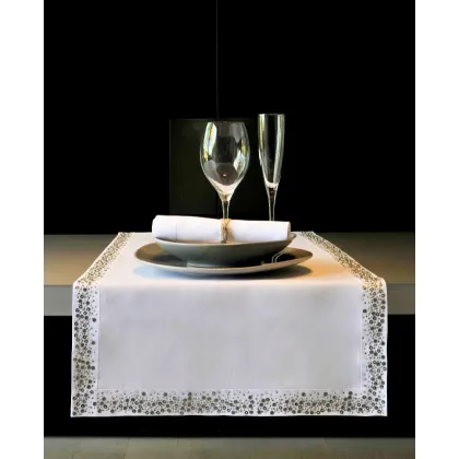 Zdjęcie Eleganckie obrusy lniane z kolekcji Bollicine