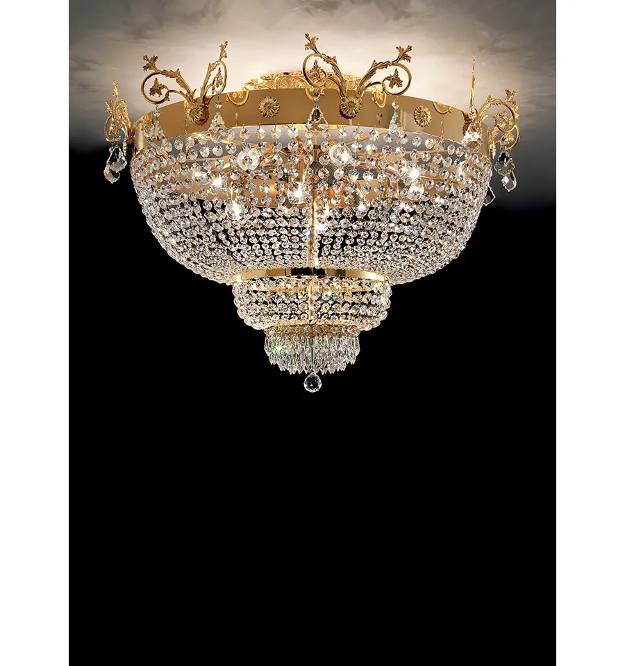obrazek 1 Stylowa lampa sufitowa dostępna w dwóch wariantach wymiarowych