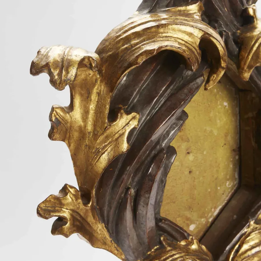 obrazek 6 Stylowa para relikwiarzy włoskich z XVIII wieku