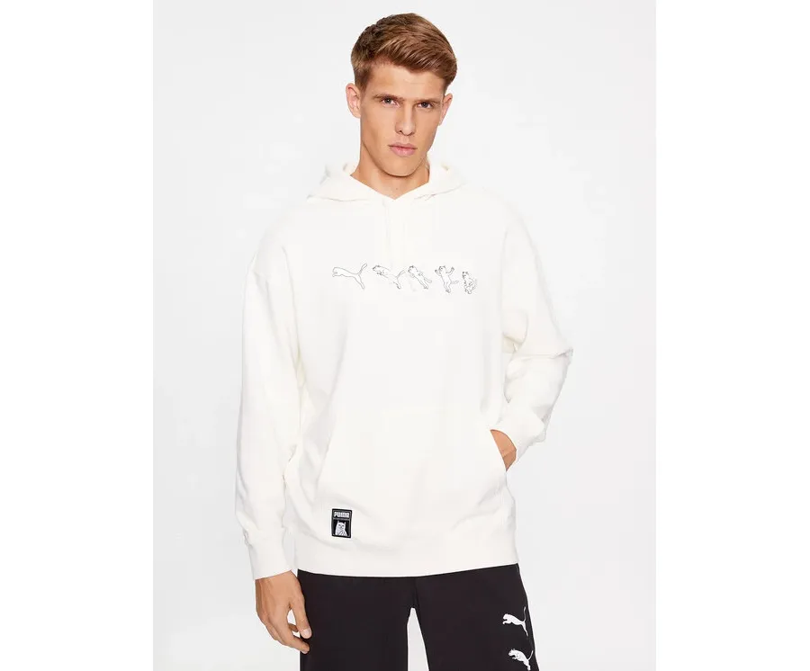 obrazek 1 Puma Bluza RIPNDIP 622197 Écru Relaxed Fit