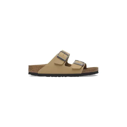 Zdjęcie Birkenstock klapki nubukowe Arizona Birkibuc kolor beżowy 1029170