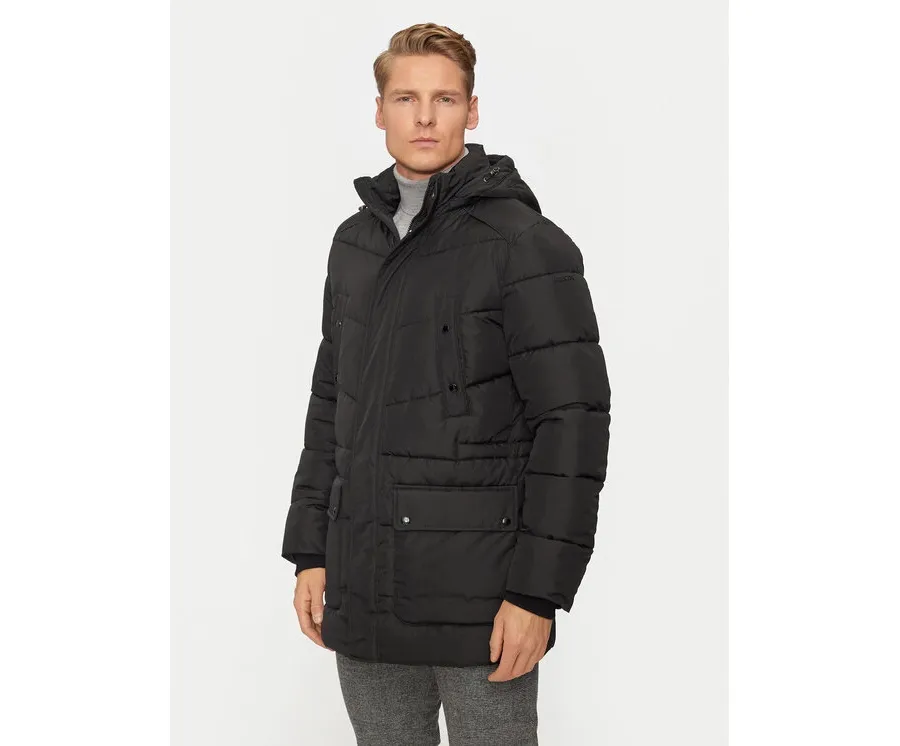 obrazek 1 Geox Kurtka zimowa Leitan M4628B T3144 F9000 Czarny Regular Fit