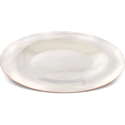 Zdjęcie Talerz miedziany cynowany Ø31cm - Tavola - Cu Artigiana