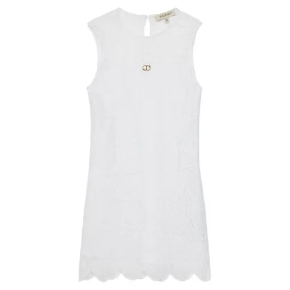 Zdjęcie TWINSET Sukienka elegancka 251GJ2QR3 Biały Regular Fit