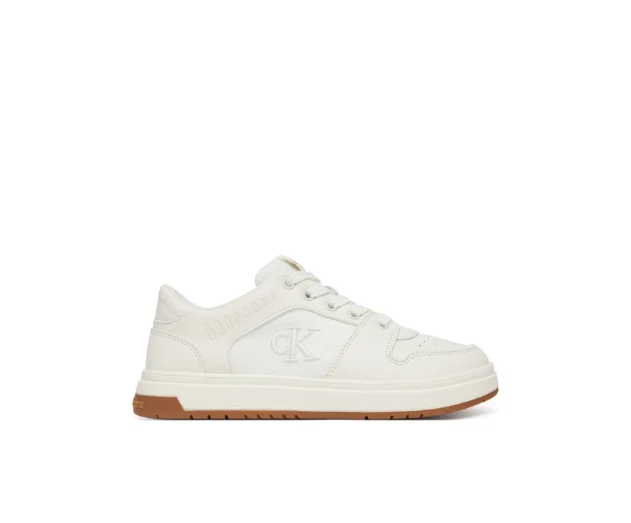 obrazek 1 Calvin Klein Jeans Sneakersy Low Cut Lace-Up Sneaker V3X9-82093-1697 Biały