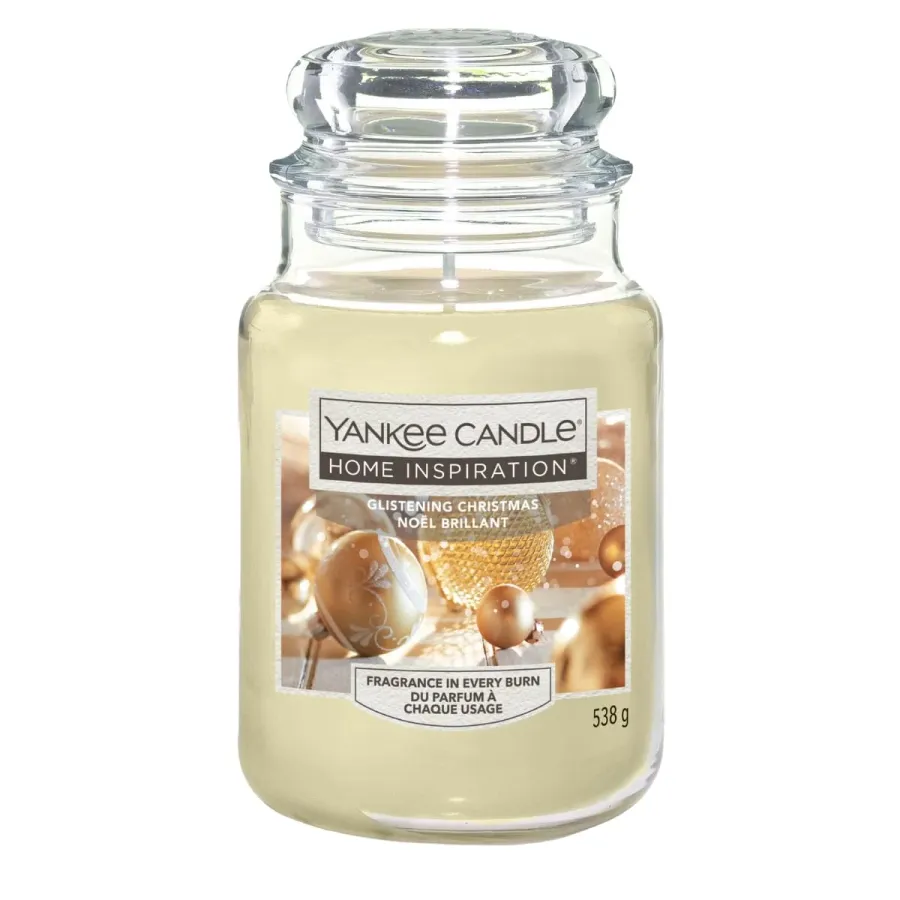 obrazek 1 Yankee Candle Home Inspiration Świeca zapachowa, Glistening Christmas 538 g