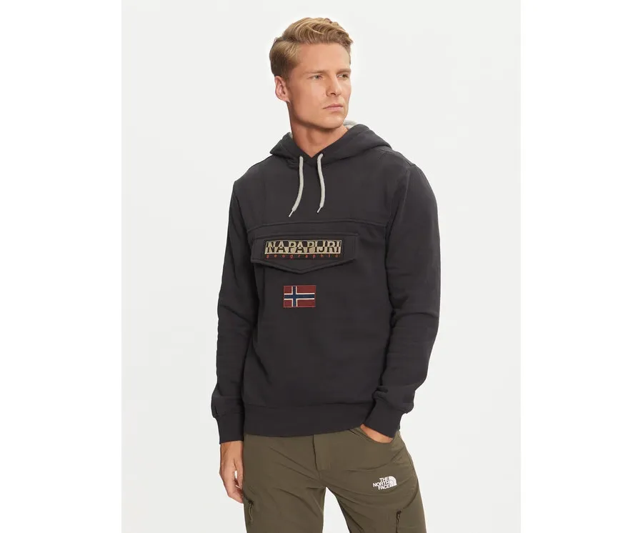obrazek 1 Napapijri Bluza Burgee NP0A4I9B Czarny Regular Fit