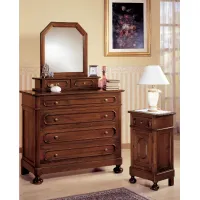 Picture 19th century chest of drawers with 4 drawers - Fratelli Mirandola