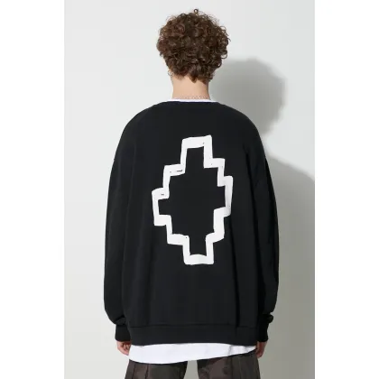 Zdjęcie Marcelo Burlon bluza bawełniana Tempera męska kolor czarny z nadrukiem