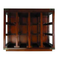 Picture Elegant wooden bottle rack - Authentic Models