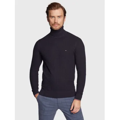 Zdjęcie Tommy Hilfiger Golf Exaggerated Structure MW0MW29109 Granatowy Regular Fit