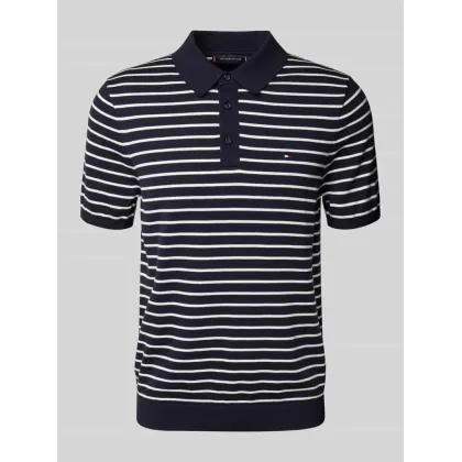 Zdjęcie Tommy Hilfiger Polo Essential Cotton Knitted Polo MW0MW37396 Granatowy Regular Fit