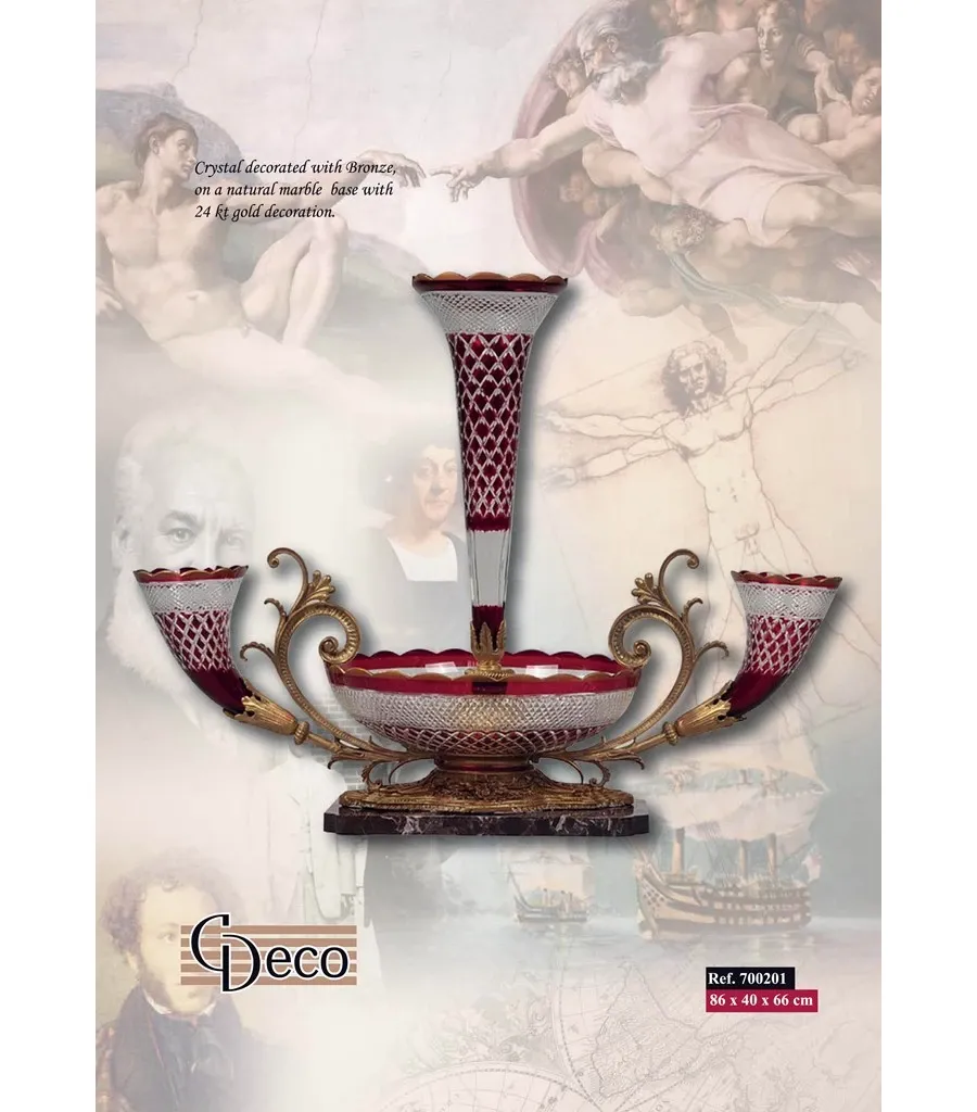 picture 1 Desk Adornment Lake Palace with Crystal Bowl
