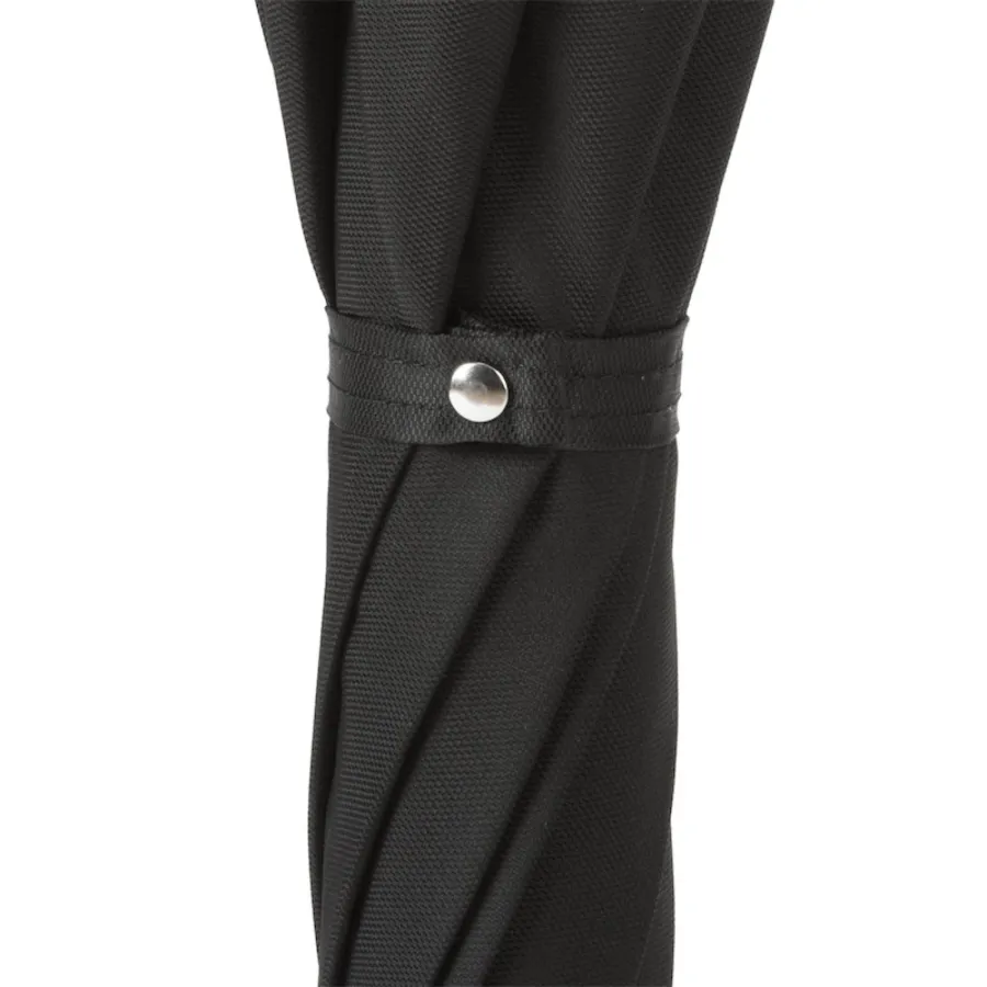obrazek 4 Stylowy czarny parasol męski z rączką w kształcie głowy goryla - Pasotti