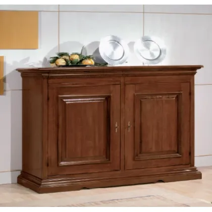 Zdjęcie Kredens 2 drzwi, 2 szuflady z przegrodą pośrodku i ruchome półki - Fratelli Mirandola