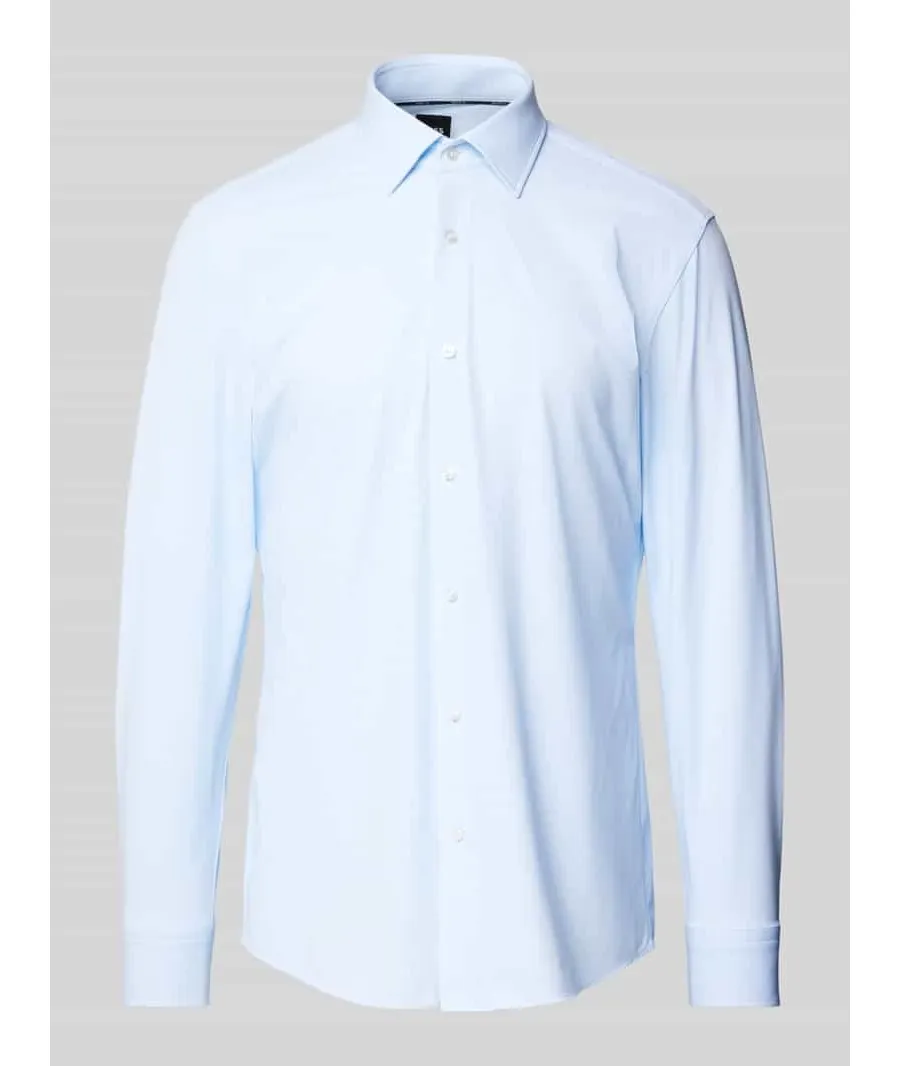 obrazek 1 Koszula biznesowa o kroju slim fit z kołnierzykiem typu kent model ‘Hank’