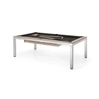 Picture Simple, Foldable, Universal Pool Table, Light Brown - FAS