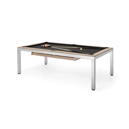 Picture Simple, Foldable, Universal Pool Table, Light Brown - FAS