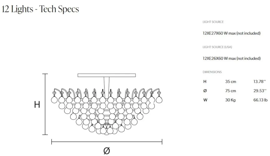 obrazek 4 Ekskluzywna lampa sufitowa VE 808 Ceiling