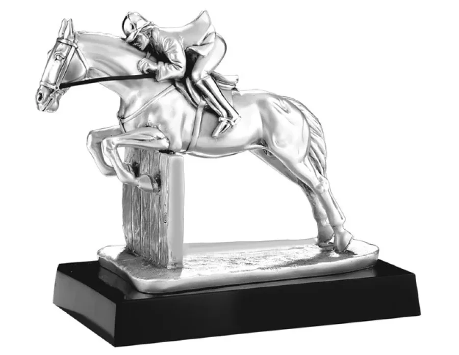 picture 1 Figurine of a rider with a horse - Astra Argenti